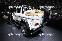 Mercedes Maybach G650 07-08.03.2017. Geneva International Motor Show, Geneva, Switzerland. www.xpbimages.com, EMail: requests@xpbimages.com - copy of publication required for printed pictures. Every used picture is fee-liable. © Copyright: Photo4 / XPB Images