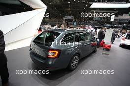 Skoda Octavia Combi 07-08.03.2017. Geneva International Motor Show, Geneva, Switzerland. www.xpbimages.com, EMail: requests@xpbimages.com - copy of publication required for printed pictures. Every used picture is fee-liable. © Copyright: Photo4 / XPB Images