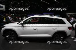 Skoda Kodiaq Scout 07-08.03.2017. Geneva International Motor Show, Geneva, Switzerland. www.xpbimages.com, EMail: requests@xpbimages.com - copy of publication required for printed pictures. Every used picture is fee-liable. © Copyright: Photo4 / XPB Images