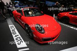 Porsche 911 GTS Targa 07-08.03.2017. Geneva International Motor Show, Geneva, Switzerland. www.xpbimages.com, EMail: requests@xpbimages.com - copy of publication required for printed pictures. Every used picture is fee-liable. © Copyright: Photo4 / XPB Images