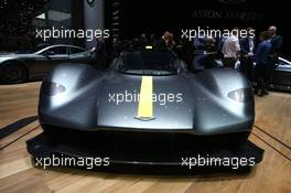 Aston Martin Valkyrie 07-08.03.2017. Geneva International Motor Show, Geneva, Switzerland. www.xpbimages.com, EMail: requests@xpbimages.com - copy of publication required for printed pictures. Every used picture is fee-liable. © Copyright: Photo4 / XPB Images