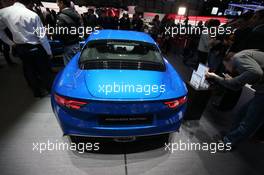 Alpine A110 07-08.03.2017. Geneva International Motor Show, Geneva, Switzerland. www.xpbimages.com, EMail: requests@xpbimages.com - copy of publication required for printed pictures. Every used picture is fee-liable. © Copyright: Photo4 / XPB Images