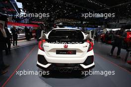 Honda Civic Type R 07-08.03.2017. Geneva International Motor Show, Geneva, Switzerland. www.xpbimages.com, EMail: requests@xpbimages.com - copy of publication required for printed pictures. Every used picture is fee-liable. © Copyright: Photo4 / XPB Images