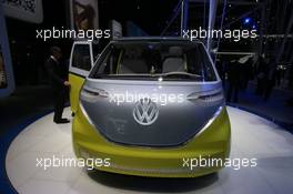 Volkswagen ID-BUZZ 07-08.03.2017. Geneva International Motor Show, Geneva, Switzerland. www.xpbimages.com, EMail: requests@xpbimages.com - copy of publication required for printed pictures. Every used picture is fee-liable. © Copyright: Photo4 / XPB Images