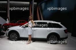 Skoda Octavia Scout 07-08.03.2017. Geneva International Motor Show, Geneva, Switzerland. www.xpbimages.com, EMail: requests@xpbimages.com - copy of publication required for printed pictures. Every used picture is fee-liable. © Copyright: Photo4 / XPB Images