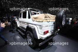 Mercedes Maybach G650 07-08.03.2017. Geneva International Motor Show, Geneva, Switzerland. www.xpbimages.com, EMail: requests@xpbimages.com - copy of publication required for printed pictures. Every used picture is fee-liable. © Copyright: Photo4 / XPB Images