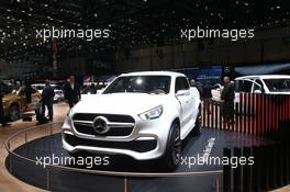 Mercedes X Class 07-08.03.2017. Geneva International Motor Show, Geneva, Switzerland. www.xpbimages.com, EMail: requests@xpbimages.com - copy of publication required for printed pictures. Every used picture is fee-liable. © Copyright: Photo4 / XPB Images