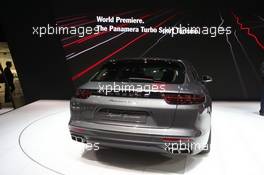 Porsche Panamera Sport Turismo 07-08.03.2017. Geneva International Motor Show, Geneva, Switzerland. www.xpbimages.com, EMail: requests@xpbimages.com - copy of publication required for printed pictures. Every used picture is fee-liable. © Copyright: Photo4 / XPB Images