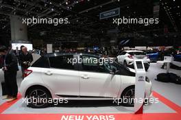 Toyota Yaris 07-08.03.2017. Geneva International Motor Show, Geneva, Switzerland. www.xpbimages.com, EMail: requests@xpbimages.com - copy of publication required for printed pictures. Every used picture is fee-liable. © Copyright: Photo4 / XPB Images