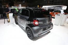 Smart ForFour Crosstown 07-08.03.2017. Geneva International Motor Show, Geneva, Switzerland. www.xpbimages.com, EMail: requests@xpbimages.com - copy of publication required for printed pictures. Every used picture is fee-liable. © Copyright: Photo4 / XPB Images