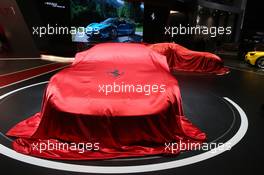 Ferrari stand 07-08.03.2017. Geneva International Motor Show, Geneva, Switzerland. www.xpbimages.com, EMail: requests@xpbimages.com - copy of publication required for printed pictures. Every used picture is fee-liable. © Copyright: Photo4 / XPB Images