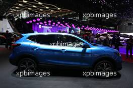 Nissan Qashqai 07-08.03.2017. Geneva International Motor Show, Geneva, Switzerland. www.xpbimages.com, EMail: requests@xpbimages.com - copy of publication required for printed pictures. Every used picture is fee-liable. © Copyright: Photo4 / XPB Images