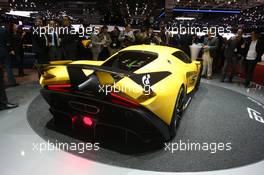 Pininfarina Fittipaldi EF7 07-08.03.2017. Geneva International Motor Show, Geneva, Switzerland. www.xpbimages.com, EMail: requests@xpbimages.com - copy of publication required for printed pictures. Every used picture is fee-liable. © Copyright: Photo4 / XPB Images