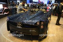 Pagani Huayra Roadster 07-08.03.2017. Geneva International Motor Show, Geneva, Switzerland. www.xpbimages.com, EMail: requests@xpbimages.com - copy of publication required for printed pictures. Every used picture is fee-liable. © Copyright: Photo4 / XPB Images