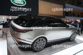 Range Rover Velar 07-08.03.2017. Geneva International Motor Show, Geneva, Switzerland. www.xpbimages.com, EMail: requests@xpbimages.com - copy of publication required for printed pictures. Every used picture is fee-liable. © Copyright: Photo4 / XPB Images