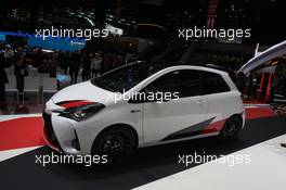 Toyota Yaris GRMN turbo 07-08.03.2017. Geneva International Motor Show, Geneva, Switzerland. www.xpbimages.com, EMail: requests@xpbimages.com - copy of publication required for printed pictures. Every used picture is fee-liable. © Copyright: Photo4 / XPB Images