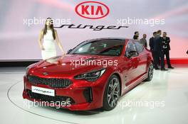 Kia Stinger 07-08.03.2017. Geneva International Motor Show, Geneva, Switzerland. www.xpbimages.com, EMail: requests@xpbimages.com - copy of publication required for printed pictures. Every used picture is fee-liable. © Copyright: Photo4 / XPB Images