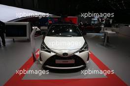 Toyota Yaris 07-08.03.2017. Geneva International Motor Show, Geneva, Switzerland. www.xpbimages.com, EMail: requests@xpbimages.com - copy of publication required for printed pictures. Every used picture is fee-liable. © Copyright: Photo4 / XPB Images