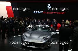 Ferrari 812 Superfast 07-08.03.2017. Geneva International Motor Show, Geneva, Switzerland. www.xpbimages.com, EMail: requests@xpbimages.com - copy of publication required for printed pictures. Every used picture is fee-liable. © Copyright: Photo4 / XPB Images