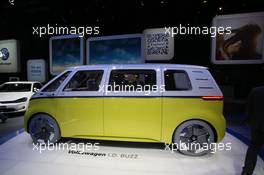 Volkswagen ID-BUZZ 07-08.03.2017. Geneva International Motor Show, Geneva, Switzerland. www.xpbimages.com, EMail: requests@xpbimages.com - copy of publication required for printed pictures. Every used picture is fee-liable. © Copyright: Photo4 / XPB Images