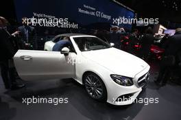 Mercedes E-class Cabrio 07-08.03.2017. Geneva International Motor Show, Geneva, Switzerland. www.xpbimages.com, EMail: requests@xpbimages.com - copy of publication required for printed pictures. Every used picture is fee-liable. © Copyright: Photo4 / XPB Images