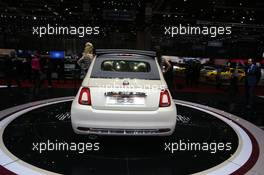 Fiat 500 60th Limited Ed. 07-08.03.2017. Geneva International Motor Show, Geneva, Switzerland. www.xpbimages.com, EMail: requests@xpbimages.com - copy of publication required for printed pictures. Every used picture is fee-liable. © Copyright: Photo4 / XPB Images