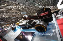 Renault F1 Car 07-08.03.2017. Geneva International Motor Show, Geneva, Switzerland. www.xpbimages.com, EMail: requests@xpbimages.com - copy of publication required for printed pictures. Every used picture is fee-liable. © Copyright: Photo4 / XPB Images