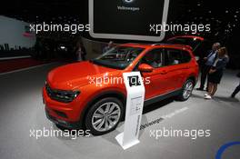 Volkswagen Tiguan Allspace 07-08.03.2017. Geneva International Motor Show, Geneva, Switzerland. www.xpbimages.com, EMail: requests@xpbimages.com - copy of publication required for printed pictures. Every used picture is fee-liable. © Copyright: Photo4 / XPB Images