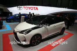 Toyota Yaris 07-08.03.2017. Geneva International Motor Show, Geneva, Switzerland. www.xpbimages.com, EMail: requests@xpbimages.com - copy of publication required for printed pictures. Every used picture is fee-liable. © Copyright: Photo4 / XPB Images