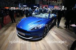 Aston Martin Vanquish S 07-08.03.2017. Geneva International Motor Show, Geneva, Switzerland. www.xpbimages.com, EMail: requests@xpbimages.com - copy of publication required for printed pictures. Every used picture is fee-liable. © Copyright: Photo4 / XPB Images