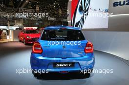 Suzuki Swift 07-08.03.2017. Geneva International Motor Show, Geneva, Switzerland. www.xpbimages.com, EMail: requests@xpbimages.com - copy of publication required for printed pictures. Every used picture is fee-liable. © Copyright: Photo4 / XPB Images