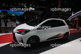 Toyota Yaris GRMN turbo 07-08.03.2017. Geneva International Motor Show, Geneva, Switzerland. www.xpbimages.com, EMail: requests@xpbimages.com - copy of publication required for printed pictures. Every used picture is fee-liable. © Copyright: Photo4 / XPB Images