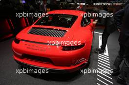 Porsche 911 GTS 07-08.03.2017. Geneva International Motor Show, Geneva, Switzerland. www.xpbimages.com, EMail: requests@xpbimages.com - copy of publication required for printed pictures. Every used picture is fee-liable. © Copyright: Photo4 / XPB Images