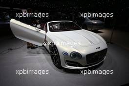 Bentley EXP12 07-08.03.2017. Geneva International Motor Show, Geneva, Switzerland. www.xpbimages.com, EMail: requests@xpbimages.com - copy of publication required for printed pictures. Every used picture is fee-liable. © Copyright: Photo4 / XPB Images