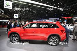 Skoda Kodiaq Sportline 07-08.03.2017. Geneva International Motor Show, Geneva, Switzerland. www.xpbimages.com, EMail: requests@xpbimages.com - copy of publication required for printed pictures. Every used picture is fee-liable. © Copyright: Photo4 / XPB Images