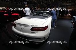 Mercedes E-class Cabrio 07-08.03.2017. Geneva International Motor Show, Geneva, Switzerland. www.xpbimages.com, EMail: requests@xpbimages.com - copy of publication required for printed pictures. Every used picture is fee-liable. © Copyright: Photo4 / XPB Images