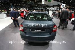 Skoda Rapid 07-08.03.2017. Geneva International Motor Show, Geneva, Switzerland. www.xpbimages.com, EMail: requests@xpbimages.com - copy of publication required for printed pictures. Every used picture is fee-liable. © Copyright: Photo4 / XPB Images