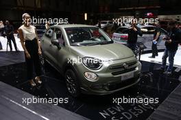 Fiat 500x S-design 07-08.03.2017. Geneva International Motor Show, Geneva, Switzerland. www.xpbimages.com, EMail: requests@xpbimages.com - copy of publication required for printed pictures. Every used picture is fee-liable. © Copyright: Photo4 / XPB Images