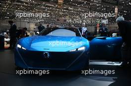 Peugeot Instinct Concept Car 07-08.03.2017. Geneva International Motor Show, Geneva, Switzerland. www.xpbimages.com, EMail: requests@xpbimages.com - copy of publication required for printed pictures. Every used picture is fee-liable. © Copyright: Photo4 / XPB Images