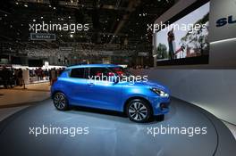 Suzuki Swift 07-08.03.2017. Geneva International Motor Show, Geneva, Switzerland. www.xpbimages.com, EMail: requests@xpbimages.com - copy of publication required for printed pictures. Every used picture is fee-liable. © Copyright: Photo4 / XPB Images