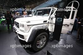 Mercedes Maybach G650 07-08.03.2017. Geneva International Motor Show, Geneva, Switzerland. www.xpbimages.com, EMail: requests@xpbimages.com - copy of publication required for printed pictures. Every used picture is fee-liable. © Copyright: Photo4 / XPB Images