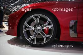 Kia Stinger 07-08.03.2017. Geneva International Motor Show, Geneva, Switzerland. www.xpbimages.com, EMail: requests@xpbimages.com - copy of publication required for printed pictures. Every used picture is fee-liable. © Copyright: Photo4 / XPB Images