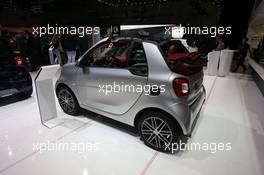 Smart Fortwo Cabrio Brabus 07-08.03.2017. Geneva International Motor Show, Geneva, Switzerland. www.xpbimages.com, EMail: requests@xpbimages.com - copy of publication required for printed pictures. Every used picture is fee-liable. © Copyright: Photo4 / XPB Images