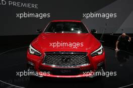 Infiniti Q50 07-08.03.2017. Geneva International Motor Show, Geneva, Switzerland. www.xpbimages.com, EMail: requests@xpbimages.com - copy of publication required for printed pictures. Every used picture is fee-liable. © Copyright: Photo4 / XPB Images