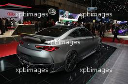 Infiniti q60 Project Black 07-08.03.2017. Geneva International Motor Show, Geneva, Switzerland. www.xpbimages.com, EMail: requests@xpbimages.com - copy of publication required for printed pictures. Every used picture is fee-liable. © Copyright: Photo4 / XPB Images