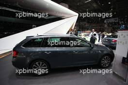 Skoda Octavia Combi 07-08.03.2017. Geneva International Motor Show, Geneva, Switzerland. www.xpbimages.com, EMail: requests@xpbimages.com - copy of publication required for printed pictures. Every used picture is fee-liable. © Copyright: Photo4 / XPB Images