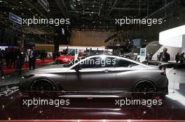 Infiniti q60 Project Black 07-08.03.2017. Geneva International Motor Show, Geneva, Switzerland. www.xpbimages.com, EMail: requests@xpbimages.com - copy of publication required for printed pictures. Every used picture is fee-liable. © Copyright: Photo4 / XPB Images