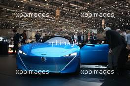 Peugeot Instinct Concept Car 07-08.03.2017. Geneva International Motor Show, Geneva, Switzerland. www.xpbimages.com, EMail: requests@xpbimages.com - copy of publication required for printed pictures. Every used picture is fee-liable. © Copyright: Photo4 / XPB Images