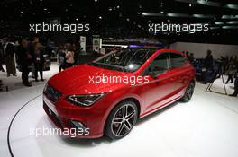 Seat Ibiza 07-08.03.2017. Geneva International Motor Show, Geneva, Switzerland. www.xpbimages.com, EMail: requests@xpbimages.com - copy of publication required for printed pictures. Every used picture is fee-liable. © Copyright: Photo4 / XPB Images