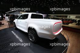 Mercedes X Class 07-08.03.2017. Geneva International Motor Show, Geneva, Switzerland. www.xpbimages.com, EMail: requests@xpbimages.com - copy of publication required for printed pictures. Every used picture is fee-liable. © Copyright: Photo4 / XPB Images